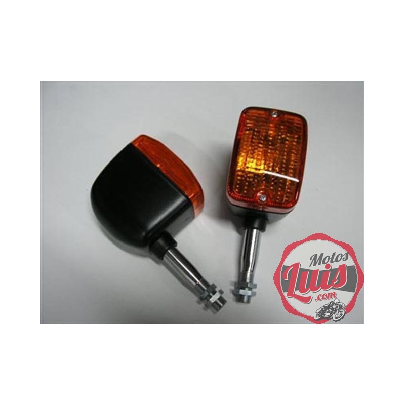 Juego Intermitentes Negros Cuadrados