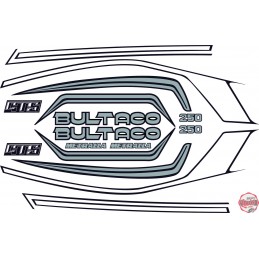 Juego Adhesivos Bultaco...