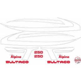 Juego Adhesivos Bultaco...