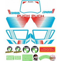 Juego Adhesivos Puch Condor...