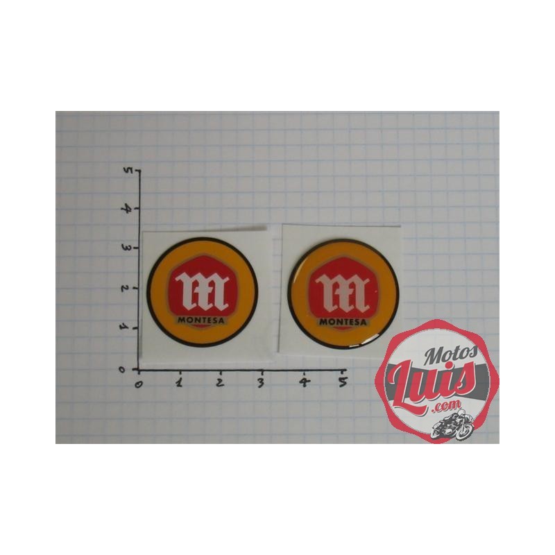 Juego Marca Deposito Montesa Pequeño 27 mm