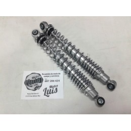 Amortiguadores 340 mm. Amarillo - Muelle Cromo