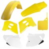 Kit Plasticos Suzuki RM125 - RM250 (93-95) AMARILLO - BLANCO