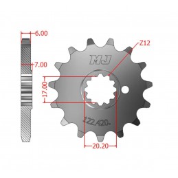 Piñon Puch Puch Cobra Paso 420